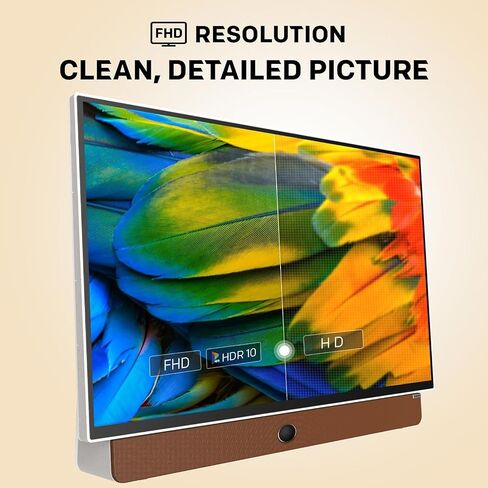 عمر بطارية Skyworth 24 بوصة محمولة تدوم 3 ساعات P100 Companion Series 1080P FHD تلفزيون Google الذكي، شاشة غير لامعة، HDR10، صوت Dolby، LED، بلوتوث، Chromecast وGoogle Assistant (24P100، موديل 2024) in Kuwait