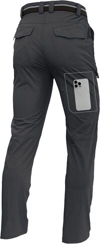 Men's Lightweight Hiking Cargo Pants Waterproof Quick Dry Travel Fishing Climbing Work Outdoor Pants in Saudi Arabia