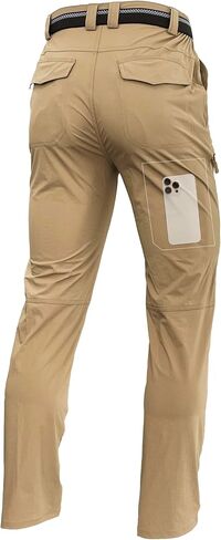 Men's Lightweight Hiking Cargo Pants Waterproof Quick Dry Travel Fishing Climbing Work Outdoor Pants in Saudi Arabia