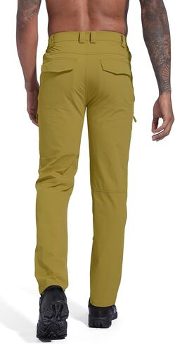 Men's Lightweight Hiking Cargo Pants Waterproof Quick Dry Travel Fishing Climbing Work Outdoor Pants in Saudi Arabia