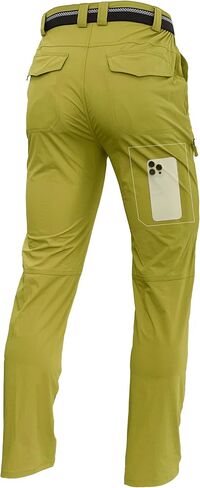 Men's Lightweight Hiking Cargo Pants Waterproof Quick Dry Travel Fishing Climbing Work Outdoor Pants in Saudi Arabia