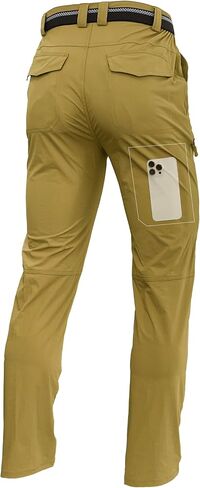 Men's Lightweight Hiking Cargo Pants Waterproof Quick Dry Travel Fishing Climbing Work Outdoor Pants in Saudi Arabia