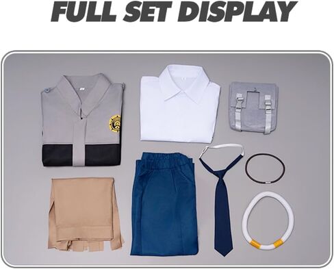 Tamsy Caines Cosplay Men Anime Costumes Full Set Uniform Outfit for Halloween Party in Saudi Arabia