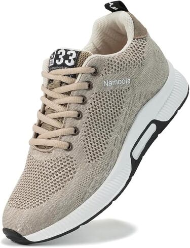 Men's Invisible Height Increasing Elevator Shoes Lightweight Sport Shoes Height-Boosting Non-Slip Sneakers 2.4'' Taller in Saudi Arabia