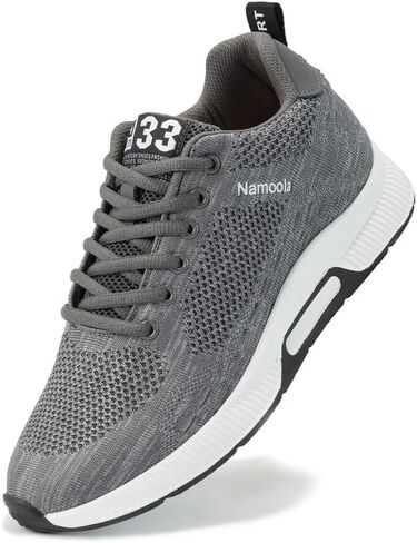 Men's Invisible Height Increasing Elevator Shoes Lightweight Sport Shoes Height-Boosting Non-Slip Sneakers 2.4'' Taller in Saudi Arabia