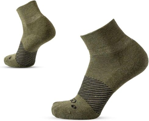 OS1st Wicked Comfort Merino Wool Quarter Crew Socks – Max Cushion, Light Compression, Blister Protection, Breathable in Saudi Arabia