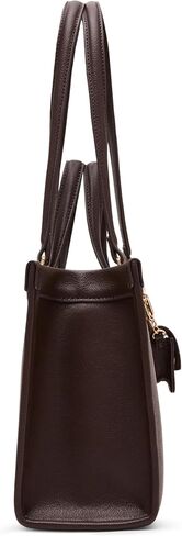 Anne Klein Women's Double Handle Bonded Tote, Espresso in Kuwait
