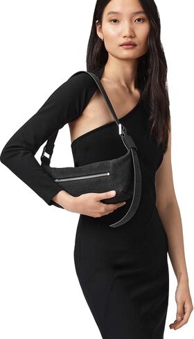 AllSaints Vega G Mini Shoulder Meteorite Grey W287XD One Size in Saudi Arabia