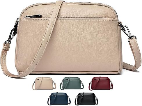 Crossbody Purse for Women Vegan Leather Crossbody Wallet Bag for Travel Women Shoulder Handbags in Kuwait