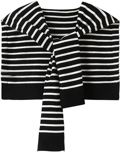 Women Shoulder Shrug Shawl Wrap, Knitted Scarf Cape Pashmina Shawls for Fall Winter Spring Air-conditioned Room in Saudi Arabia