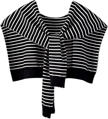 Women Shoulder Shrug Shawl Wrap, Knitted Scarf Cape Pashmina Shawls for Fall Winter Spring Air-conditioned Room in Saudi Arabia