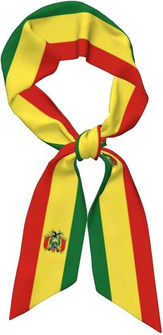 Women'S Fashion Scarf Bolivia Bolivian Flag Hair Satin Scarf Bandanas Headscarf Wrap Breathable Lightweight Neck Scarves For Handbag Accessories in Kuwait