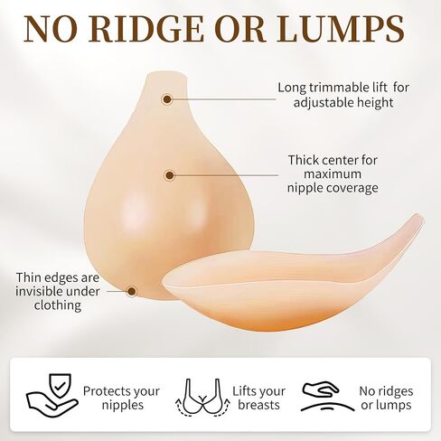Nipple Covers, Adhesive Bras, Silicone Breast Lift Invisible Bra, Thin Push Up Sticky Pasties for Women in Saudi Arabia