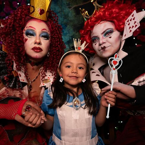 Canitor Red Queen Of Hearts Headband Crown Costume Accessories Set for Women Halloween Cosplay in Saudi Arabia