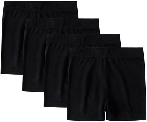 4 Pack Girls Basic Solid Shorts Dance Gymnastics Under Skirts Shorts Kids Clothes in Kuwait