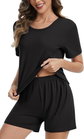 NEW YOUNG Pajamas for Women Set Soft Lounge Sets for Women Comfy Women's Sleepwear Lightweight Breathable Pajama Set Casual in Saudi Arabia