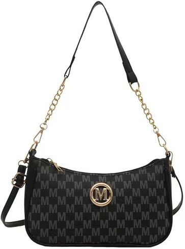French Vintage Underarm Bag for Women, a Small Crossbody Bag with a Chain Perfect for Ladies Shopping Shoulder Tote. in Kuwait