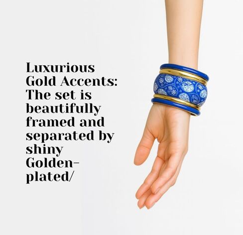 African Chunky Bangle Bracelet for Women – Handcrafted Brass Ethnic Jewelry Indian Bollywood Style Statement Bangles, Boho Fashion Wrist Accessory for Party Festival Wedding Fashion Gift in Saudi Arabia