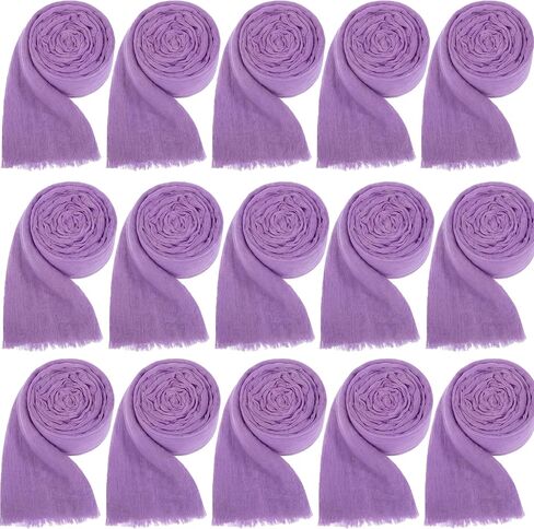 Hercicy 15 Sets Wedding Favors Gift for Guests Women, Wedding Shawls Wraps Bridal Bridesmaid Hijab Scarfs with Cards, Ribbon in Kuwait