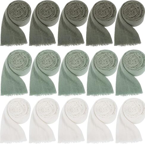 Hercicy 15 Sets Wedding Favors Gift for Guests Women, Wedding Shawls Wraps Bridal Bridesmaid Hijab Scarfs with Cards, Ribbon in Kuwait