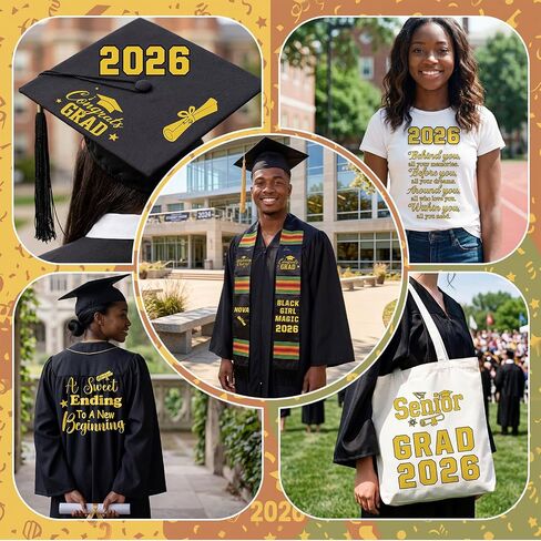 Kente Graduation Stole Sash 2026, Black Girl Kente Graduation Stole, DIY Customize Graduate Sash, Personalized Iron-on Decals in Saudi Arabia