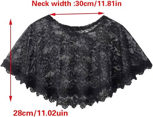 Women Floral Lace Shawl Wrap Wedding Bridal Cover Up Tulle Shrug Short Cloak in Saudi Arabia