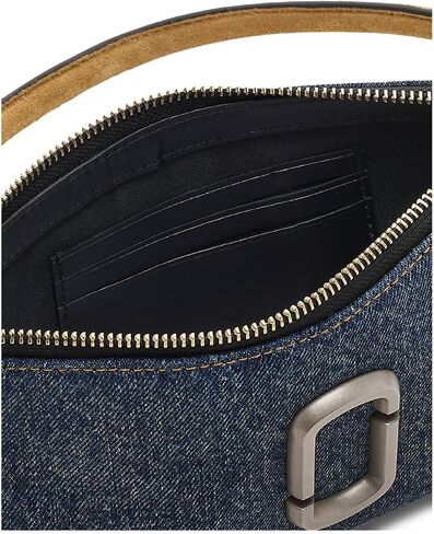 حقيبة كتف نسائية من مارك جاكوبس The Denim Suede Snapshot قابلة للتحويل in Kuwait