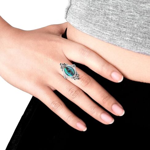 AeraVida Elegant Wedding Rings For Women | Casual Comfort Fit Silver Rings for Women | Gift for Daughter | Sterling Silver Rings Sizes in Kuwait