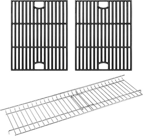 Hisencn Cooking Grates for Home Depot Nexgrill 4 Burner 720-0830H, 720-0783E, 5 Burner 720-0888N, 720-0888, 720-0697, Grill Grates Replacement for Charbroil 463241113, Kenmore 720-0670A in Saudi Arabia