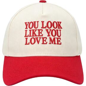 You Look Like You Love Me Hat Embroidered Hats Adjustable Baseball Caps Vintage Trucker Hats for Women Men in Saudi Arabia