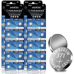 SR920SW Watch Battery 80 Pack, Long-Lasting 371 Watch Batteries 370 AG6 LR920 SR69 SG6 Silver Oxide Button Coin Cell Battery in Saudi Arabia