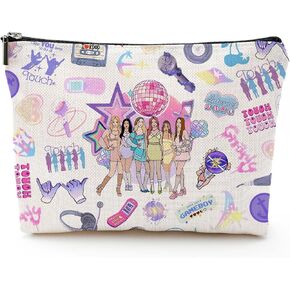 Cat's Eye International Girl Group Makeup Bag for Katseye Girl Birthday Decorations Gifts Merch Cosmetic Bags Pencil Case in Saudi Arabia