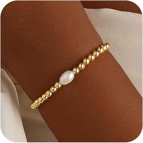 Gold/Silver Bracelets for Women Stackable 14K Gold/Silver Plated Stretch Bracelets Dainty Paperclip Cross Bow Charm Accessories Jewelry for Women Trendy in Saudi Arabia