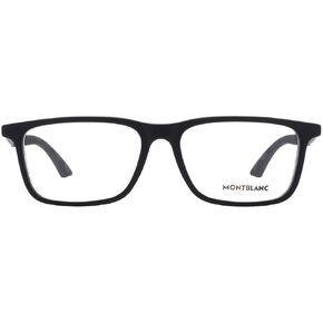 MONTBLANC Demo Rectangular Men's Eyeglasses MB0333O 001 55 in Kuwait