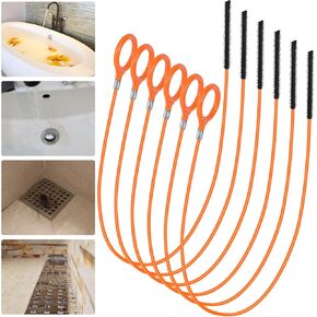 11in1 Drain Snake Set with 24 inch Magnetic Sewer Cleaning Hook, 25 Inch Sink Snake Drain Tool, 34 inch Steel Snake Drain, 59 Inch Tube Drain Brush, 18inch Cleaning Brush for Toilet, Kitchen Sink in Saudi Arabia