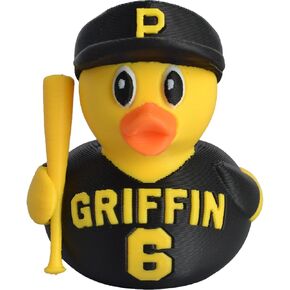 Pittsburgh Baseball Duck/Hoist The Cone/Black, Gold, & Orange Hard Plastic Figure in Kuwait