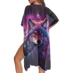 Women's Kimono Swimsuit Cover Up Summer Beach Cover Up Casual Loose Swimsuit Coverup in Saudi Arabia