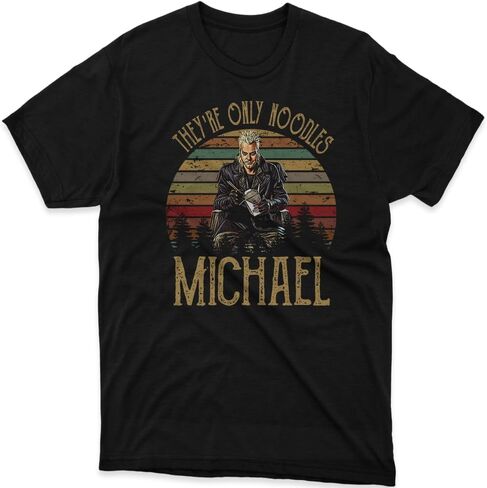 They're Only Noodles Michael Vintage T-Shirt, Many Style Tshirt Multicolored in Kuwait
