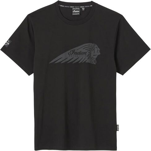 Indian Motorcycle Men's Headdress Printed T-Shirt, Black - 2865720 in Kuwait