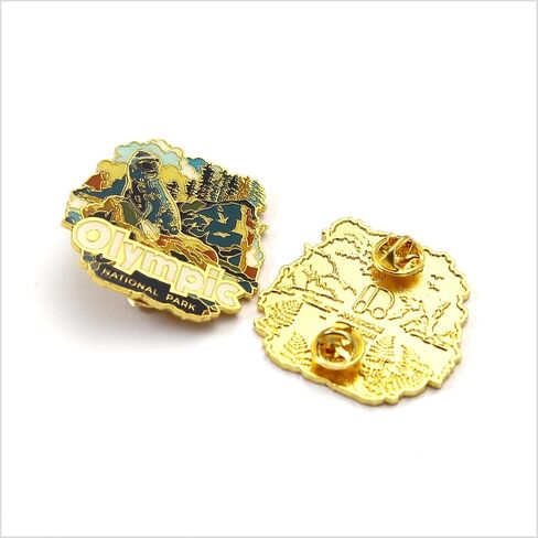 Enamel Pin - Olympic National Park. Collector’s Edition, Durable & Stylish Souvenir Pin for Backpacks, Jackets, Hats, and Accessories, National Park Lovers Gift in Kuwait
