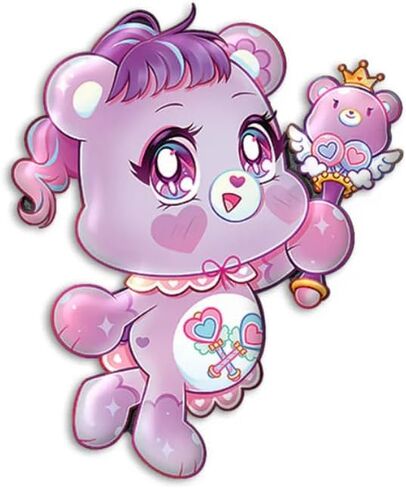 What's Your Passion Jewelry Care Bears Kindness Keepers Share Bear Pin, Official Licensed in Saudi Arabia