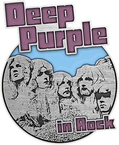 Deep Purple In Rock Enamel Pin Badge in Saudi Arabia