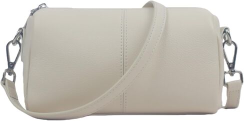 Women's Genuine Leather Mini Crossbody Bag for women | Small leather Shoulder Purse, Mini Barrel Bag, 8.2x4.7x3.5 inch in Saudi Arabia