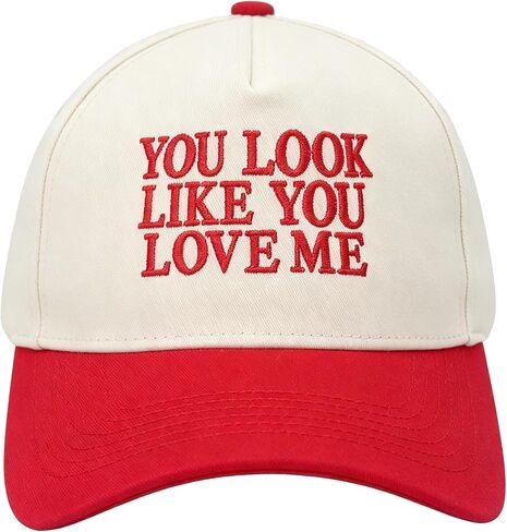 You Look Like You Love Me Hat Embroidered Hats Adjustable Baseball Caps Vintage Trucker Hats for Women Men in Saudi Arabia