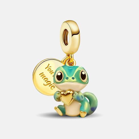1pc 925 Silver Fashionable Love Lizard Beads Charms Fit DIY Jewelry Matching And Daily Outfit Decoration Gift For Women in Kuwait