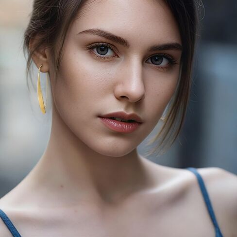 ILGANT Gold Flower Earrings Set for Women Chunky Gold Statement Earrings Big Plated Dangle Flower Jewelry for Women in Saudi Arabia