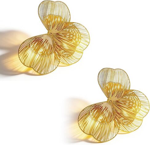 ILGANT Gold Flower Earrings Set for Women Chunky Gold Statement Earrings Big Plated Dangle Flower Jewelry for Women in Saudi Arabia