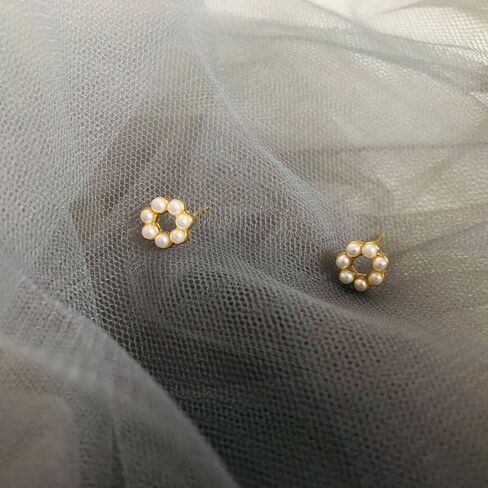 Geometric Circle Pearl Earnail in Saudi Arabia