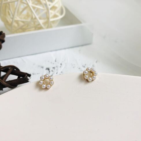 Geometric Circle Pearl Earnail in Saudi Arabia