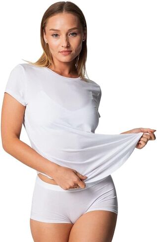 Felina Single Stitch | Women's Crewneck T-Shirt | Sustainable Tencel in Kuwait